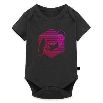 Kitesurf Femmes Kitesurf Kitesurf Hommes - Body à manches courtes Premium Bébé - noir - Devant