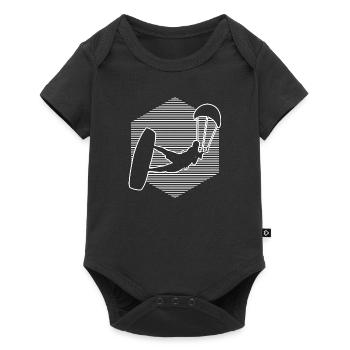 Kite Kitesurf Hommes Kitesurf Kitesurf Kitesurf Kitesurf - Body à manches courtes Premium Bébé - noir - Devant