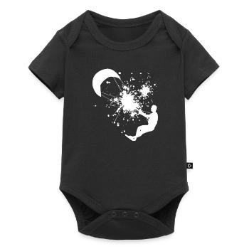 Kitesurfen Kiten Kitesurf Kite Kitesurfing - Body à manches courtes Premium Bébé - noir - Devant