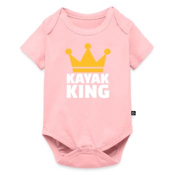 kayak - Baby Premium short-sleeve bodysuit - rose - Front