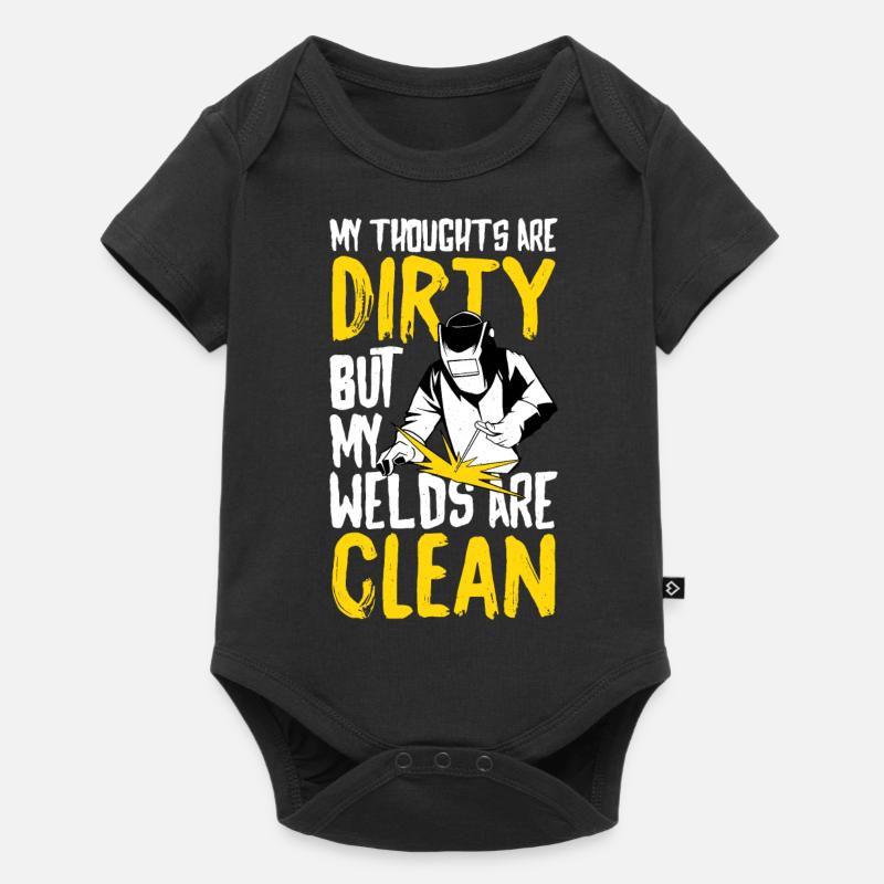 welding welding - Baby Premium short-sleeve bodysuit - black