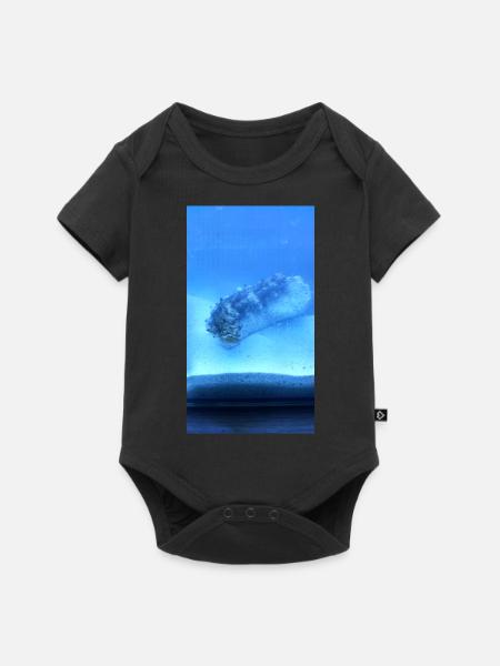 See Walze - Baby Premium Kurzarmbody - Schwarz
