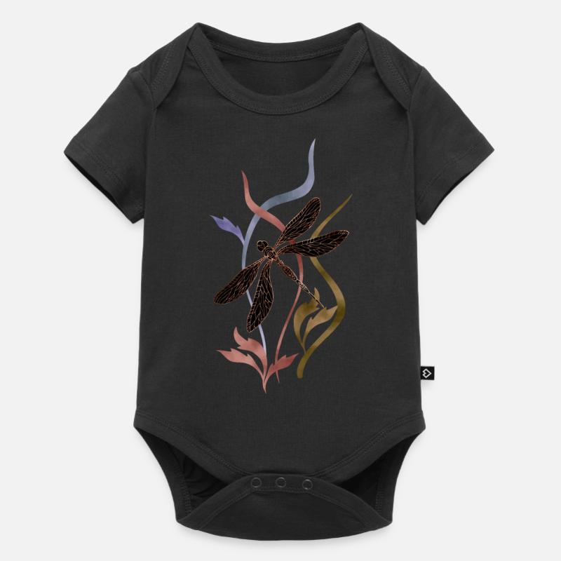 Libelle - Baby Premium Kurzarmbody - Schwarz