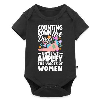 Counting down the days until we amplify the - Baby Premium short-sleeve bodysuit - black - Front