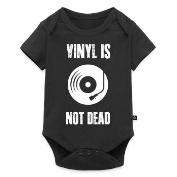 Vinyl is not dead - Body à manches courtes Premium Bébé - noir - Devant