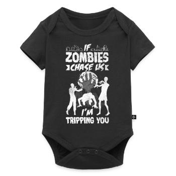 Zombie Lover Cosume for Funny Halloween - Baby Premium Kurzarmbody - Schwarz - Vorne