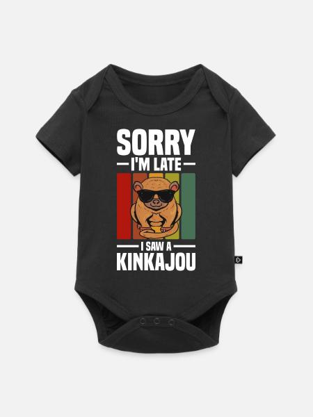 Wickelbär - Baby Premium Kurzarmbody - Schwarz