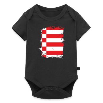 Bremen Flag Bremen Flag - Baby Premium short-sleeve bodysuit - black - Front