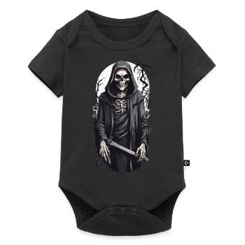 Gothic Horror Halloween Skeleton - Baby Premium short-sleeve bodysuit - black - Front