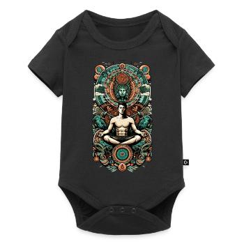 Modern Ayahuasca Spiritual - Baby Premium short-sleeve bodysuit - black - Front