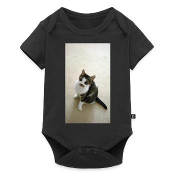 Pretty Kitty - Baby Premium short-sleeve bodysuit - black - Front