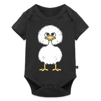 ostrich - Baby Premium short-sleeve bodysuit - black - Front