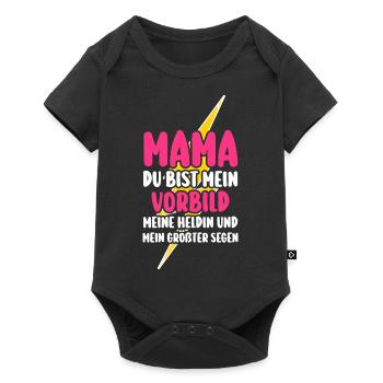 Mom Mother's Day Mom - Baby Premium short-sleeve bodysuit - black - Front