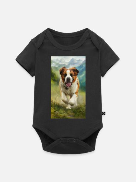 Wuffi - Baby Premium short-sleeve bodysuit - black