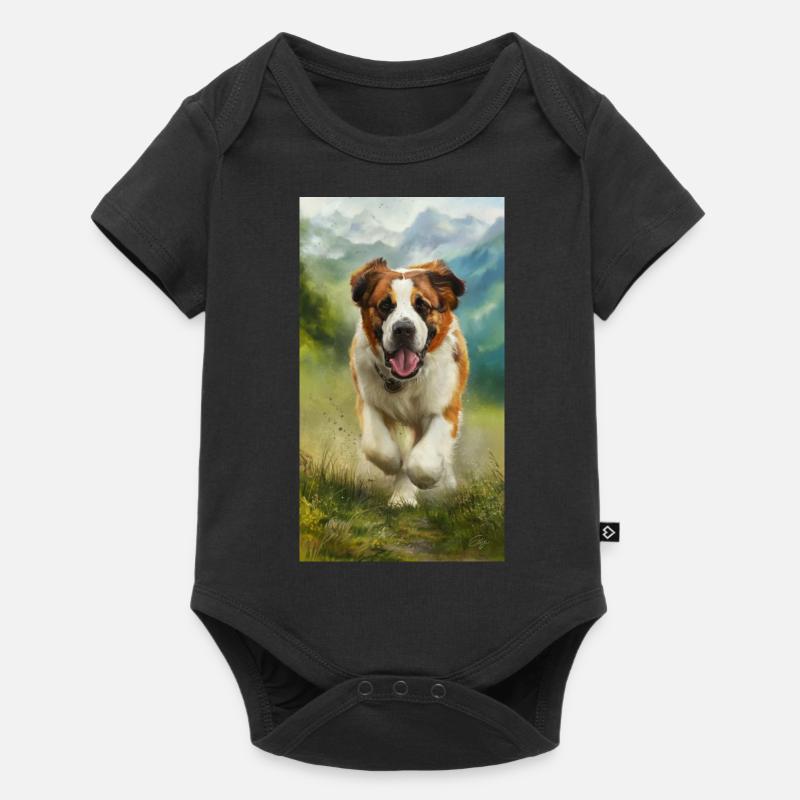 Wuffi - Body à manches courtes Premium Bébé - noir