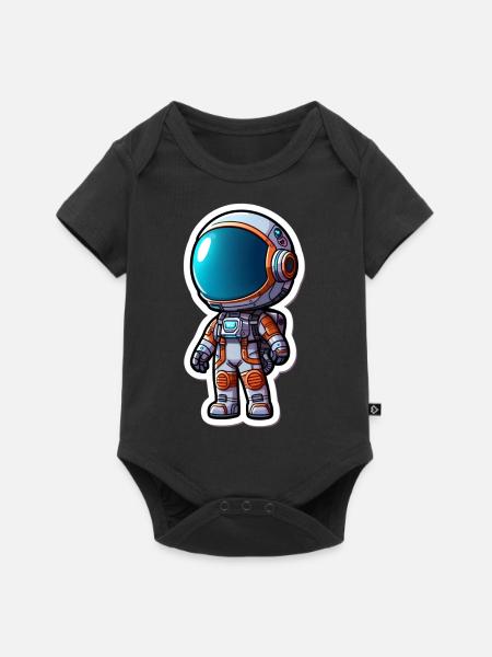 FUTURE ASTRONAUT HOT - Baby Premium Kurzarmbody - Schwarz