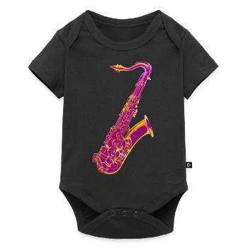 Saxophone - Body à manches courtes Premium Bébé - noir - Devant