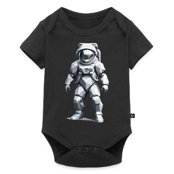 Astronaut - Profession Design Sticker - Baby Premium short-sleeve bodysuit - black - Front
