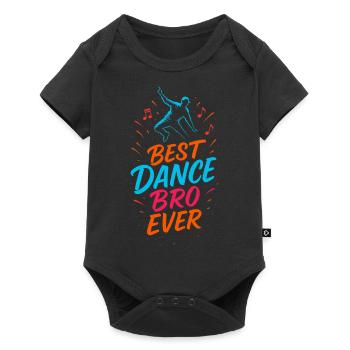 Bester Tanzbruder aller Zeiten - Baby Premium Kurzarmbody - Schwarz - Vorne