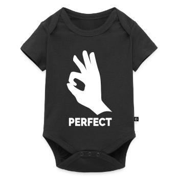 Perfect Hand Sign – OK Symbol - Baby Premium short-sleeve bodysuit - black - Front