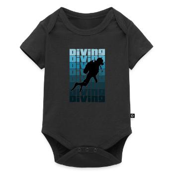 Sport de plongée - Body à manches courtes Premium Bébé - noir - Devant