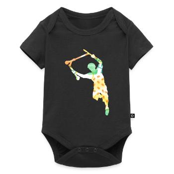 trottinette freestyle - Body à manches courtes Premium Bébé - noir - Devant