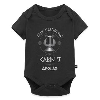 Cabin #7 in Camp Half Blood, Child of Apollo - Baby Premium short-sleeve bodysuit - black - Front