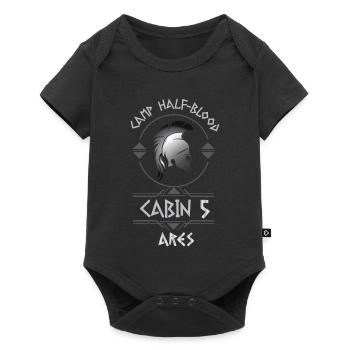 Cabin #5 in Camp Half Blood, Child of Ares - Baby Premium short-sleeve bodysuit - black - Front