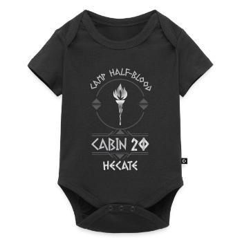 Cabin #20 in Camp Half Blood, Child of Hecate - Baby Premium short-sleeve bodysuit - black - Front