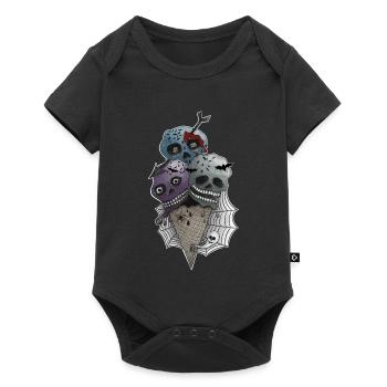 GothICECream Deluxe - Body à manches courtes Premium Bébé - noir - Devant
