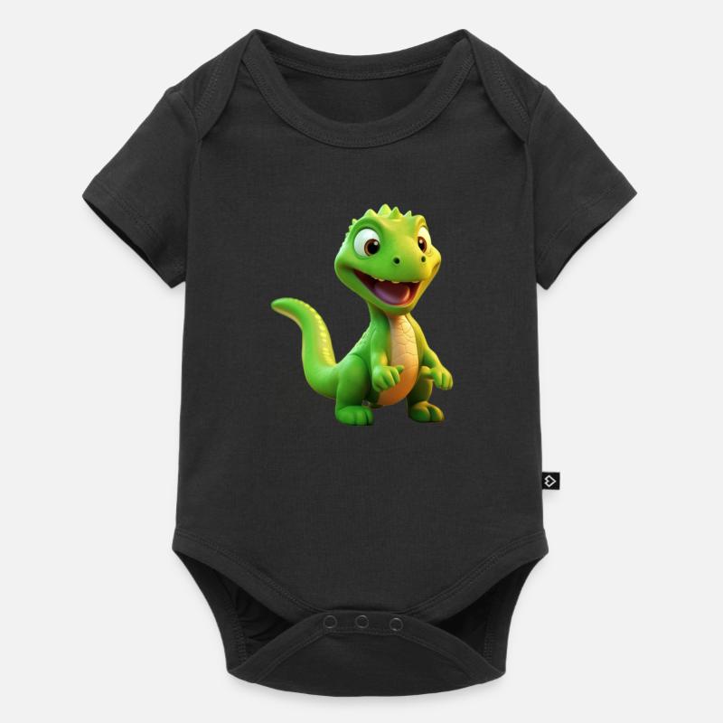 Tinysaure - Baby Premium short-sleeve bodysuit - black