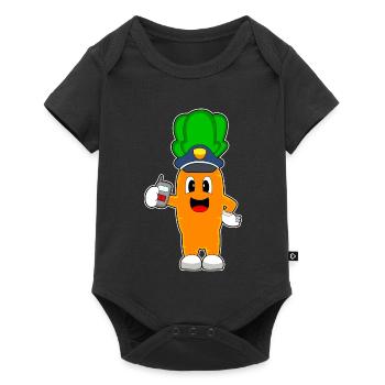 Carrot Policier Microphone Police - Body à manches courtes Premium Bébé - noir - Devant