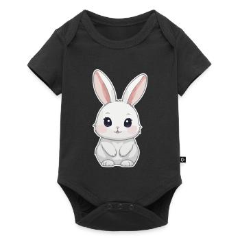 Bunny, Rabbit, Easter Bunny - Baby Premium short-sleeve bodysuit - black - Front