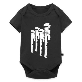 Water Pipe Wrench Drawing - Baby Premium short-sleeve bodysuit - black - Front