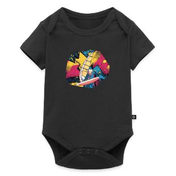 Windsurfing Windsurf - Baby Premium short-sleeve bodysuit - black - Front