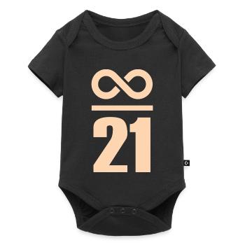 Infinite by 21 million Bitcoin Infinity - Baby Premium short-sleeve bodysuit - black - Front