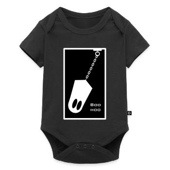 Ghost in chain - Baby Premium short-sleeve bodysuit - black - Front