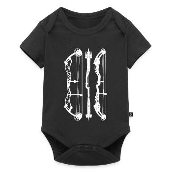BowtechRekinong_PlansW - Body à manches courtes Premium Bébé - noir - Devant