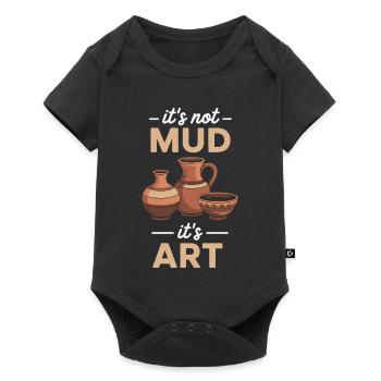 Pottery Pottery Studio Pottery Love - Baby Premium short-sleeve bodysuit - black - Front
