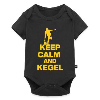 KEEP CALM AND SKITTLES, ALL 9 POWER! Poodle - Baby Premium short-sleeve bodysuit - black - Front