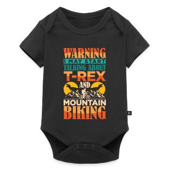 VTT VTT Vélo T Rex Dino - Body à manches courtes Premium Bébé - noir - Devant