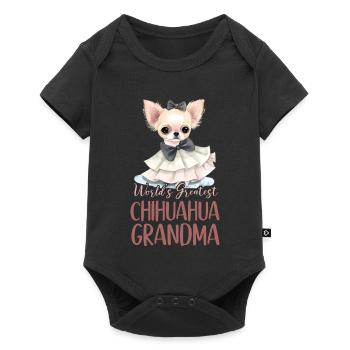 Chihuahua Chihuahueño Grandma - Baby Premium short-sleeve bodysuit - black - Front