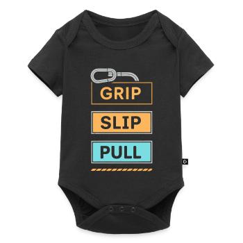 Grip Slip Sweater in Pastel - Baby Premium short-sleeve bodysuit - black - Front