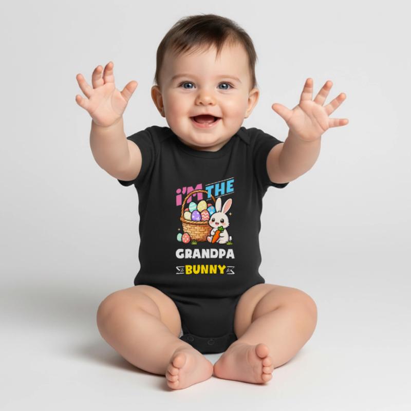 Happy Easter Sweet Easter Bunny Egg Hunt Easter Eggs Baby Premium short-sleeve bodysuit
