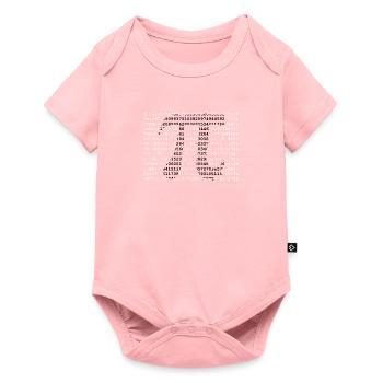 fois de pi différents - la chemise de nerd - Body à manches courtes Premium Bébé - rose - Devant