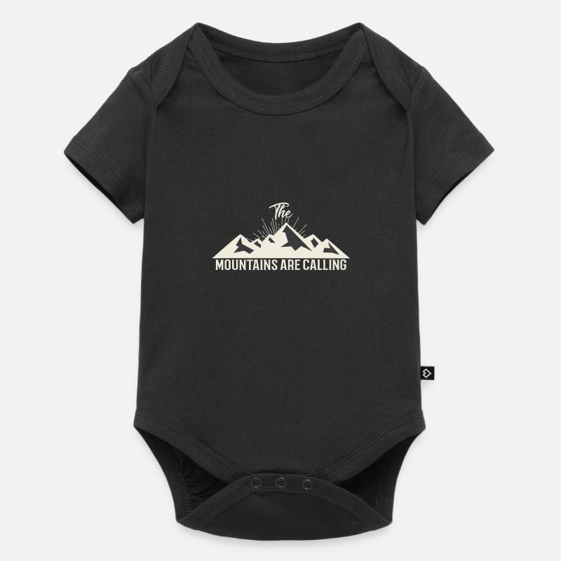 Klettern Wandern Bergsteigen - Baby Premium Kurzarmbody - Schwarz