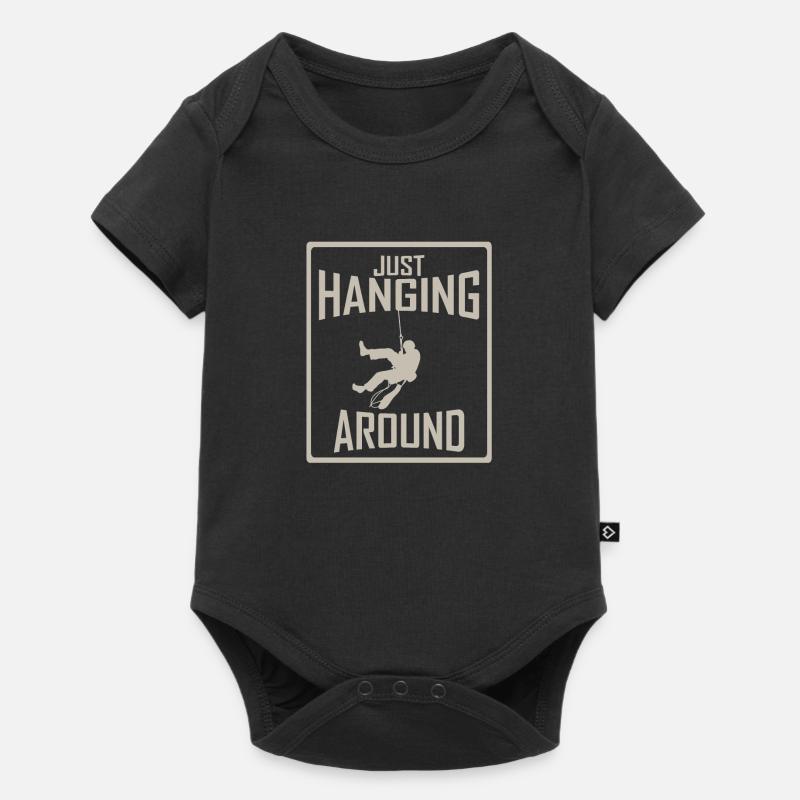 KLETTERN - Baby Premium Kurzarmbody - Schwarz