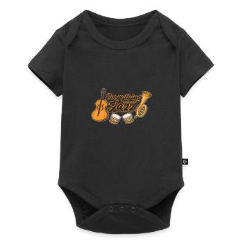 Jazz - Baby Premium Kurzarmbody - Schwarz - Vorne