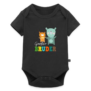 Big Big Bear Bear T-Shirt Bears - Body à manches courtes Premium Bébé - noir - Devant