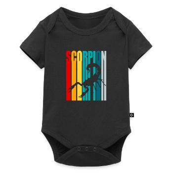 Scorpion retro style - Baby Premium short-sleeve bodysuit - black - Front
